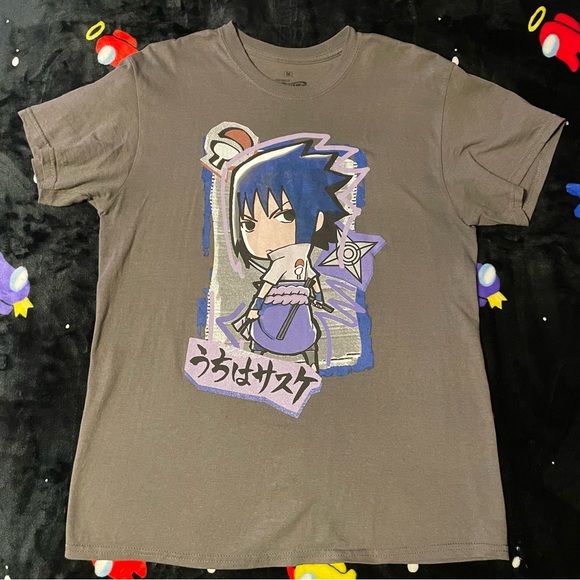 NARUTO Sasuke Uchiha Unisex T-Shirt - Picture 1 of 4